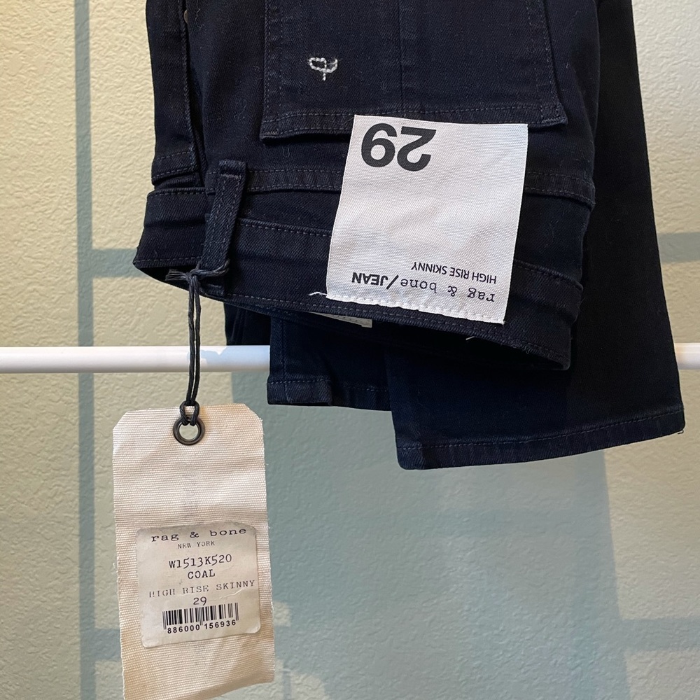 Rag & Bone Highrise skinny jean 5pocket silhouette